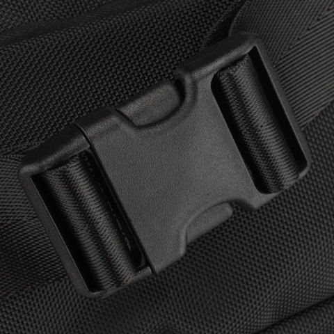 Saszetka męska na biodra czarna listonoszka nerka na ramię mała crossbody - Peterson