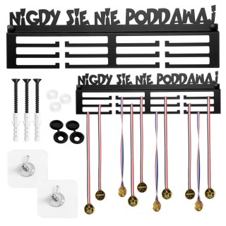 Wieszak na medale Nigdy się nie poddawaj!