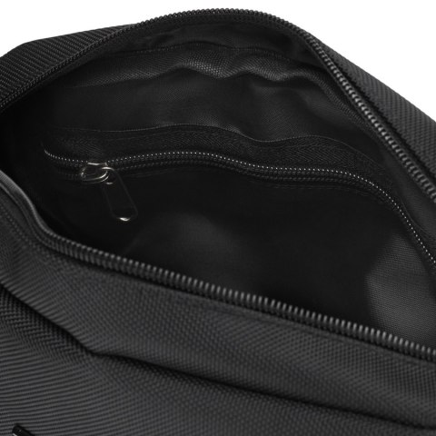 Saszetka męska na biodra czarna listonoszka nerka na ramię mała crossbody - Peterson