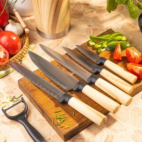 ZESTAW NOŻY KUCHENNYCH W BLOKU KLAUSBERG KB-9036