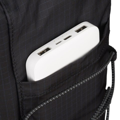 Pojemny, czarno-granatowy, miejski plecak z miejscem na laptopa - Himawari