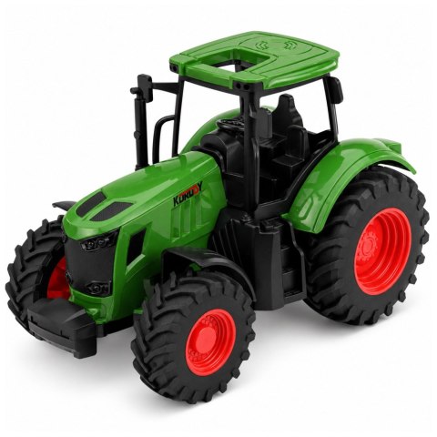 Traktor Rolniczy Farmerski Gospodarski Gumowe Koła Zielony 1:24