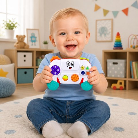 Interaktywny Pad Edukacyjny Dla Malucha Światła Dźwięki Melodie