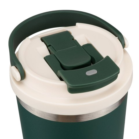 Zielony kubek termiczny ze stali nierdzewnej o pojemności 560ml - Peterson