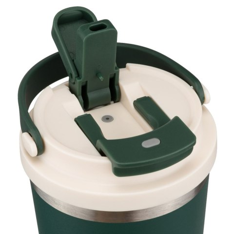Zielony kubek termiczny ze stali nierdzewnej o pojemności 560ml - Peterson