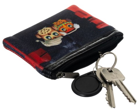 Kolorowe etui na klucze z kółkiem/kluczówka - Loren
