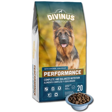 Divinus Performance Karma Sucha Dla Psów Owczarek Niemiecki 20kg