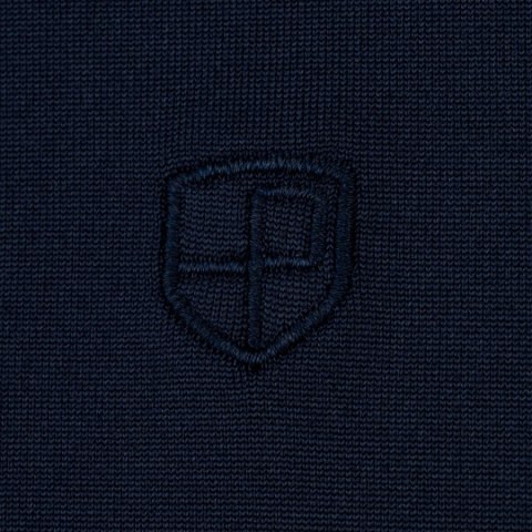 Męska koszulka polo w granatowym kolorze w rozmiarach od M do XL - Peterson