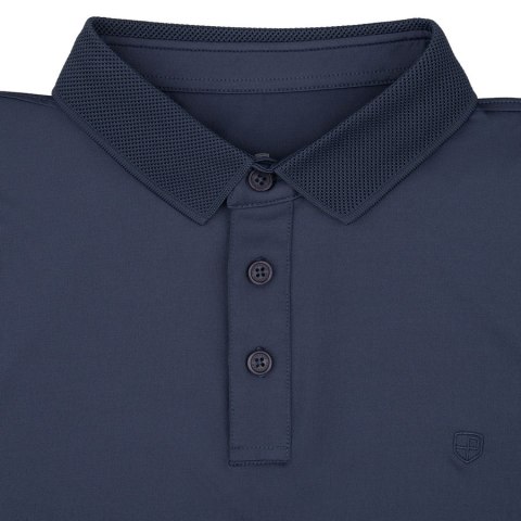Męska koszulka polo w niebieskim kolorze w rozmiarach od M do XL - Peterson