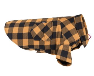 Amiplay Ranger koszula w kratę dla Yorkshire Terrier 30x32x46 cm żółty