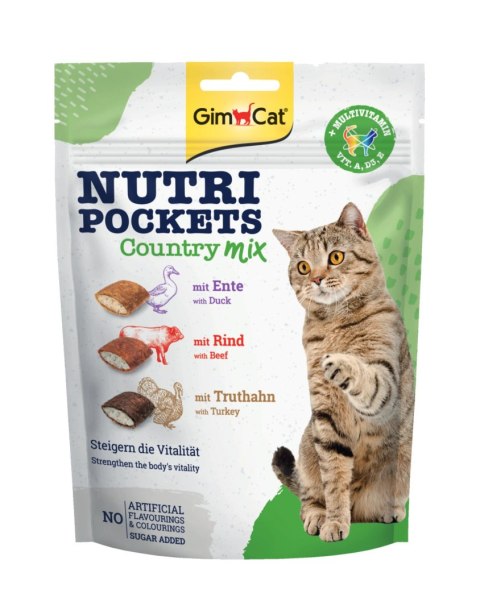 Gimcat Nutri Pockets Country Mix Przysmak Dla Kota 150g