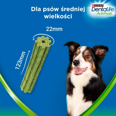 Purina Dentalife Activefresh Medium Przysmak Dla Psa 115g 5 Sztuk
