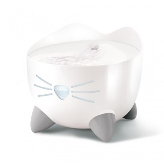 CATIT PIXI Fountain poidło dla kota z miską ze stali nierdzewnej 2,5l, 22x22x19,5 cm
