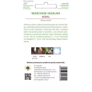 Nasiona marchwi Koral, odmiana późna