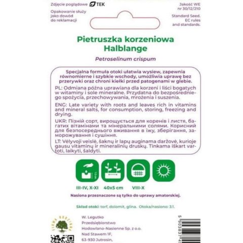 Pietruszka korzeniowa Halblange