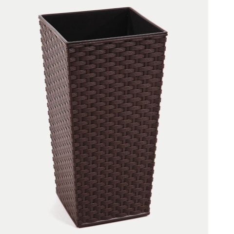 Donica FINEZJA 250x250 rattan - mokka