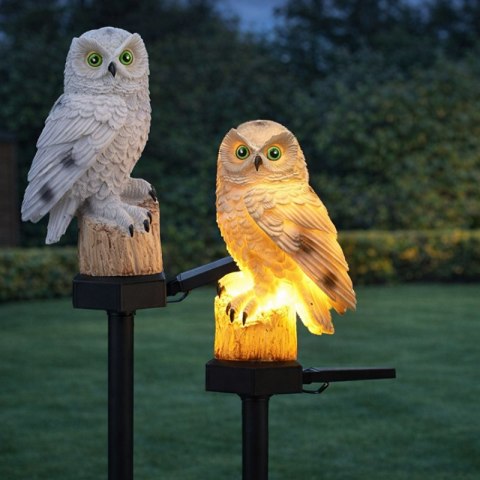 Lampa ozdobna LED sowa