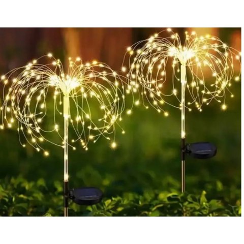 Lampa solarna ogrodowa dmuchawiec LED - 2 szt.