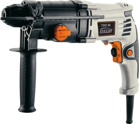 Młotowiertarka sds+ 700w, 18mm, 1600 obr/min, wiertła, kufer