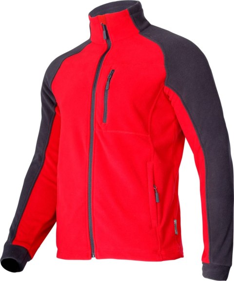 Bluza polar. czerwono-szara, "l", ce, lahti