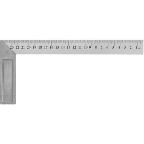 Kątownik stalowy skalowany dwustronnie 250mm