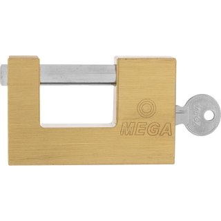 Kłódka trzpieniowa mosiężna 90mm, blister