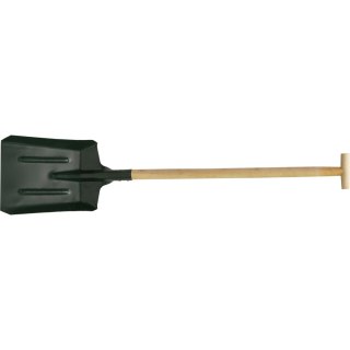 Łopata węglowa 285*355mm z trzonem drewnianym dł.115cm