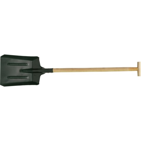Łopata węglowa 285*355mm z trzonem drewnianym dł.115cm