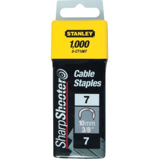 Zszywki do przewodów 10mm/3/8" 1,000szt typ 7 ct100