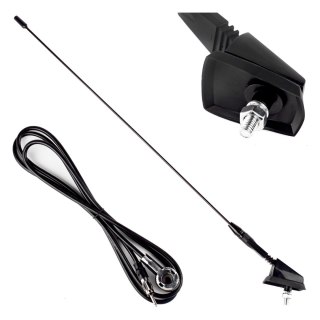 Antena samochodowa 41 cm 5mm adapter ant01 amio-01048