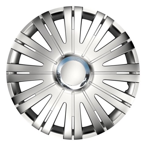 Kołpak samochodowy srebrny active rc silver 16" cali