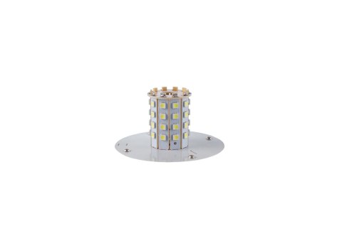 Lampa ostrzegawcza błyskowa kogut 80 led magnes r10 12v 24v w14m amio-01503