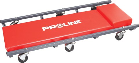 Leżanka warszt o stalowej konstrukcji,930x440x105mm proline