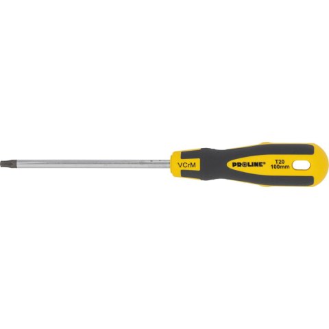 Wkrętak torx z otworem t20*100mm prof. 'soft touch' proline