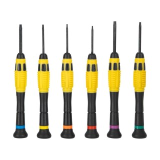 Wkrętaki zegarmistrzowskie torx t4-t10 szt.6 proline