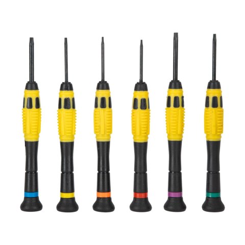 Wkrętaki zegarmistrzowskie torx t4-t10 szt.6 proline