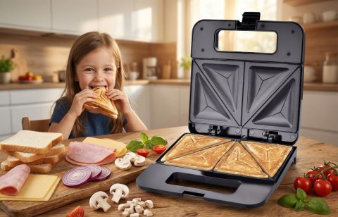 EKT010 Esperanza opiekacz do kanapek parmigiano 1000w czarny