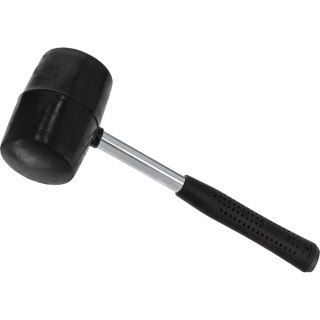 Młotek gumowy (pobijak) 450g, fi-55mm, ręk. metal - guma
