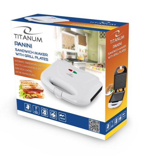 TKT004W Titanum opiekacz do kanapek panini 700w