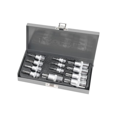 Zest. 12 szt. bitonas. cv torx 1/2-3/8-1/4'', t4-t60 proline