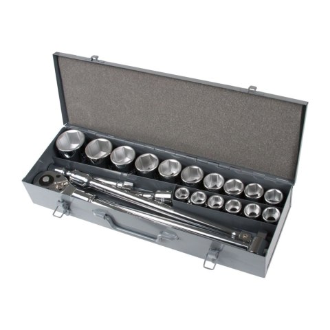 Zestaw 21 szt nasadek cv 3/4", 19-50mm proline