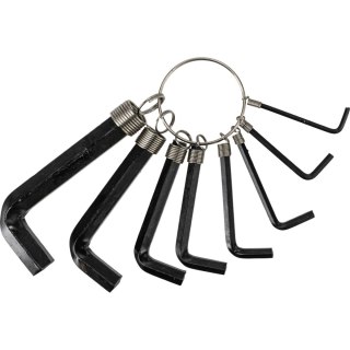 Klucze imbusowe kpl. 8 szt 2,0-10mm, na kółku