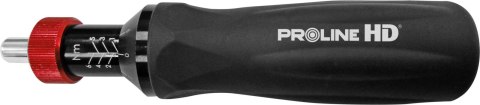 Wkrętak dynamometryczny 1/4" 1-6nm, 195mm, proline hd