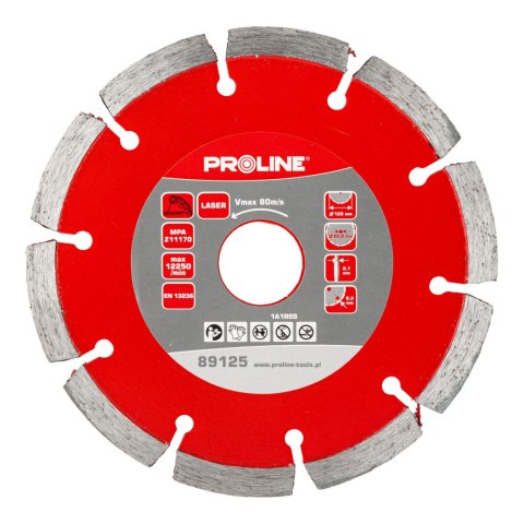 Tarcza diamentowa laser(uniwersalna)125*2.1*8.3*22.2 proline