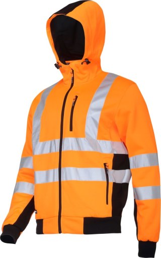 Bluza ostrzegawcza z kapturem pom-czarna, "s", ce, lahti