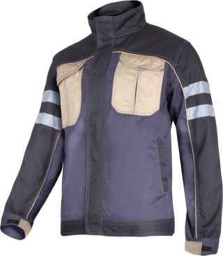 Bluza szar-czar-beż z pasami odblask., "s", ce, lahti