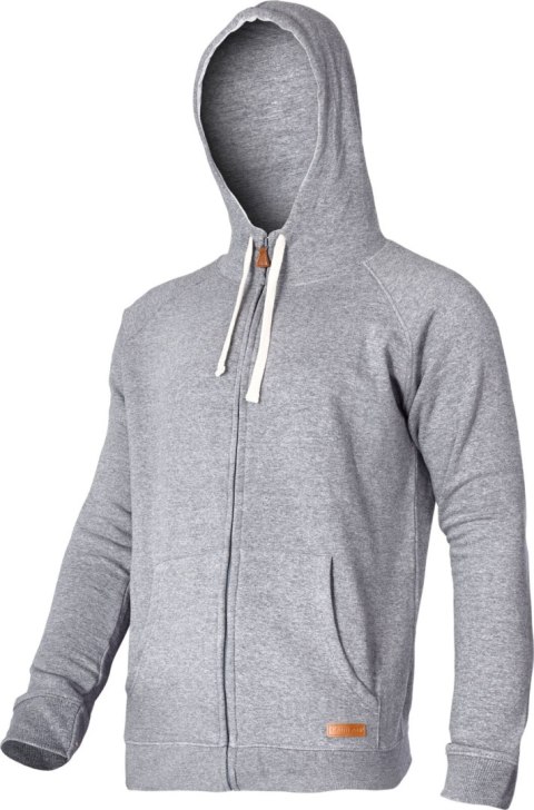 Bluza z kapturem i suwakiem szara, "m", ce, lahti