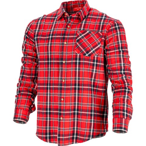 Koszula flanelowa czerw-granat., 170g/m2, "2xl", ce, lahti