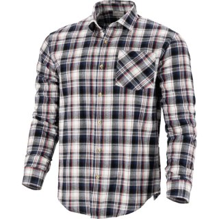 Koszula flanelowa szaro-czar., 170g/m2, "l", ce, lahti