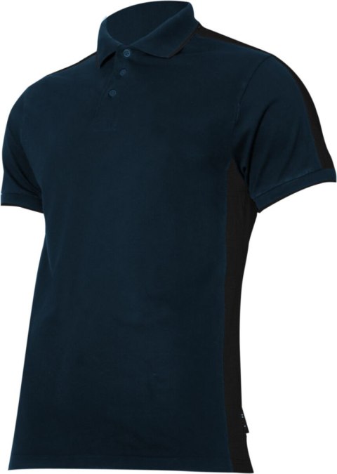 Koszulka polo 190g/m2, granatowo-czarna, "3xl", ce, lahti